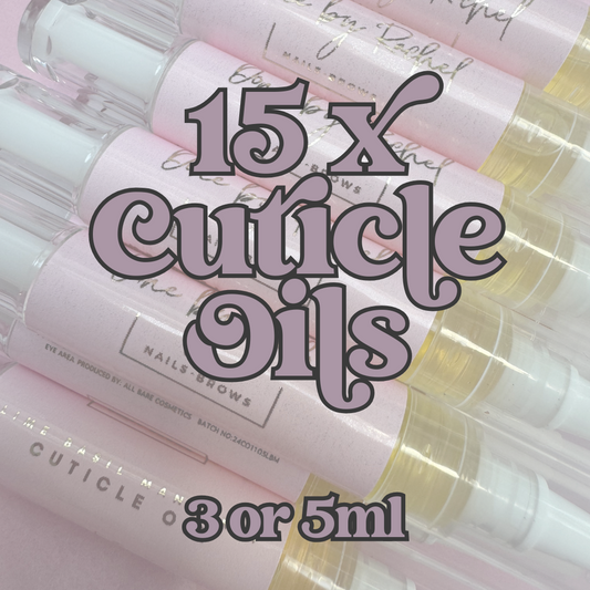 15 x Bespoke Cuticle Pens (3 or 5ml)